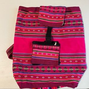 Colombian backpack beach bag light